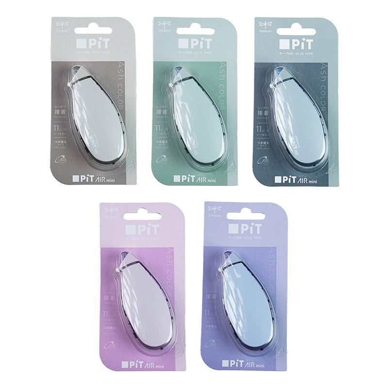 TOMBOW Pit AIR mini Misty gray limited double-sided tape, a total of 5 colors, taupe, sage green, iron gray, lavender, lavender purple - CHL-STORE 