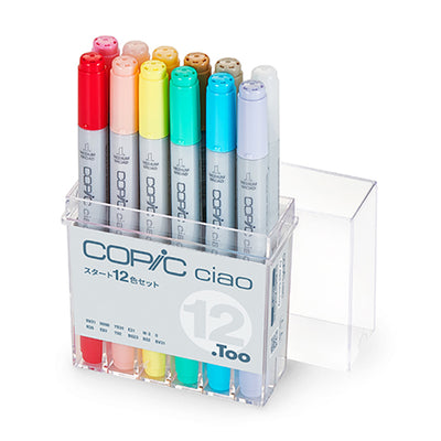 COPIC CIAO 12 color marker set starter set recommended for beginners