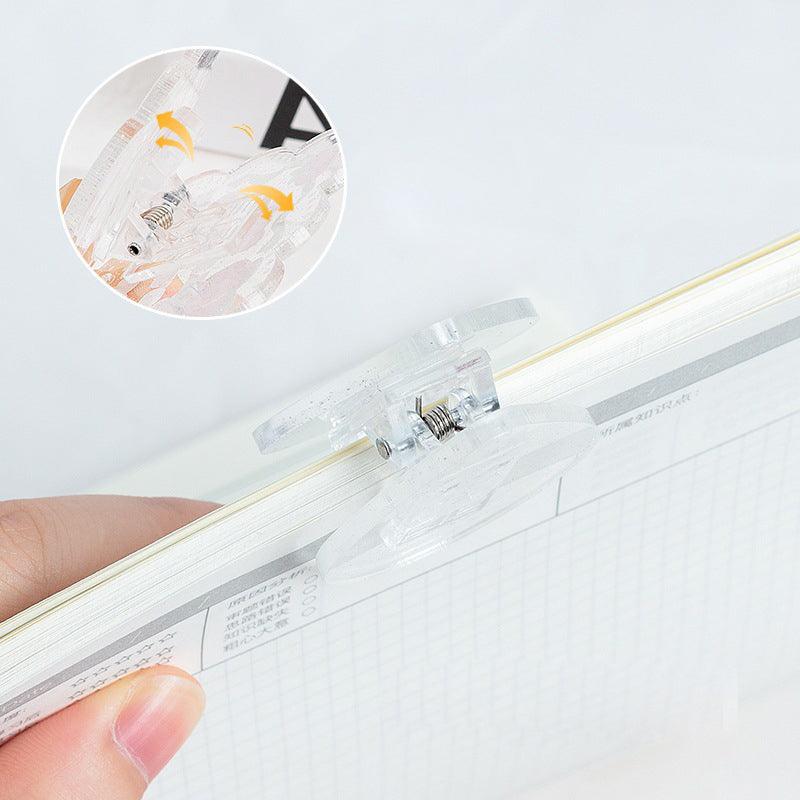 Transparent Plastic Badge Holder ID Badge Clip Spring Clip Data Storage Document Plastic Clip Office Supplies NP-H7TRIA-074 - CHL-STORE 