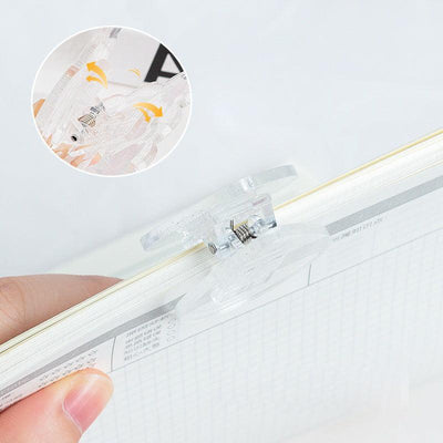 Transparent Plastic Badge Holder ID Badge Clip Spring Clip Data Storage Document Plastic Clip Office Supplies NP-H7TRIA-074 - CHL-STORE 