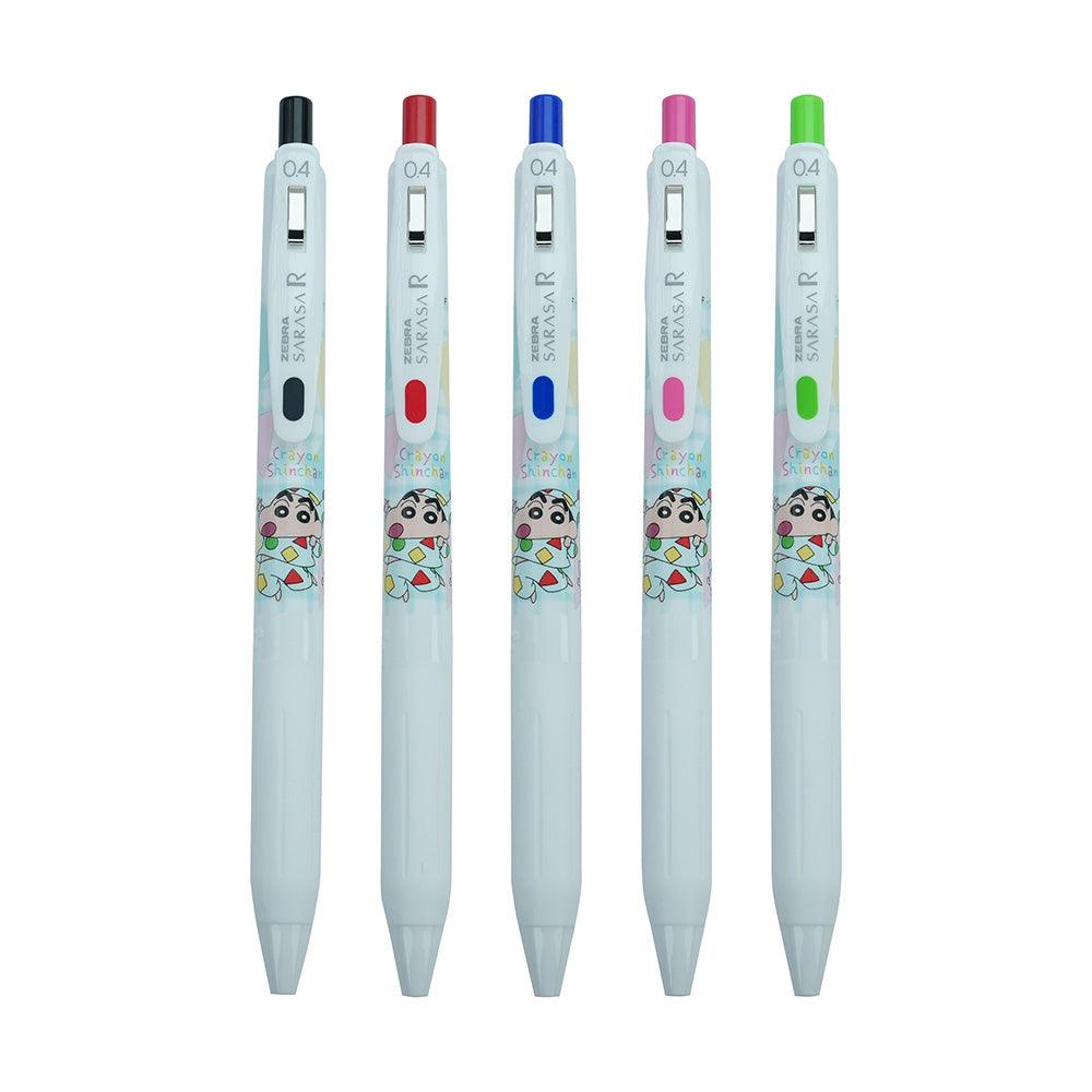 TSUJISERUxZEBRA SARASA R 0.4mm thick color crayon Shin-chan gel pen TK3-472971 - CHL-STORE 
