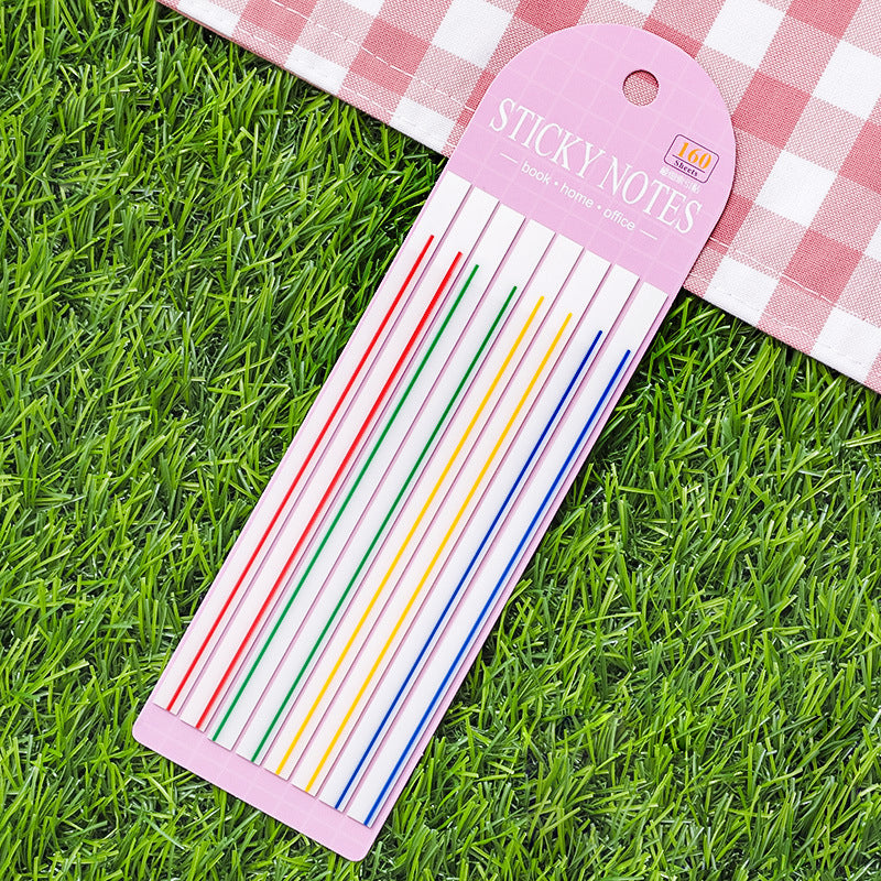 Transparent ultra-fine fluorescent marker color waterproof sticky notes learning office small things - CHL-STORE 