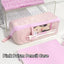 Korean ins large-capacity prism pencil case with simple separation, orderly, convenient and easy to carry, soft and girly blue pink prism pencil case