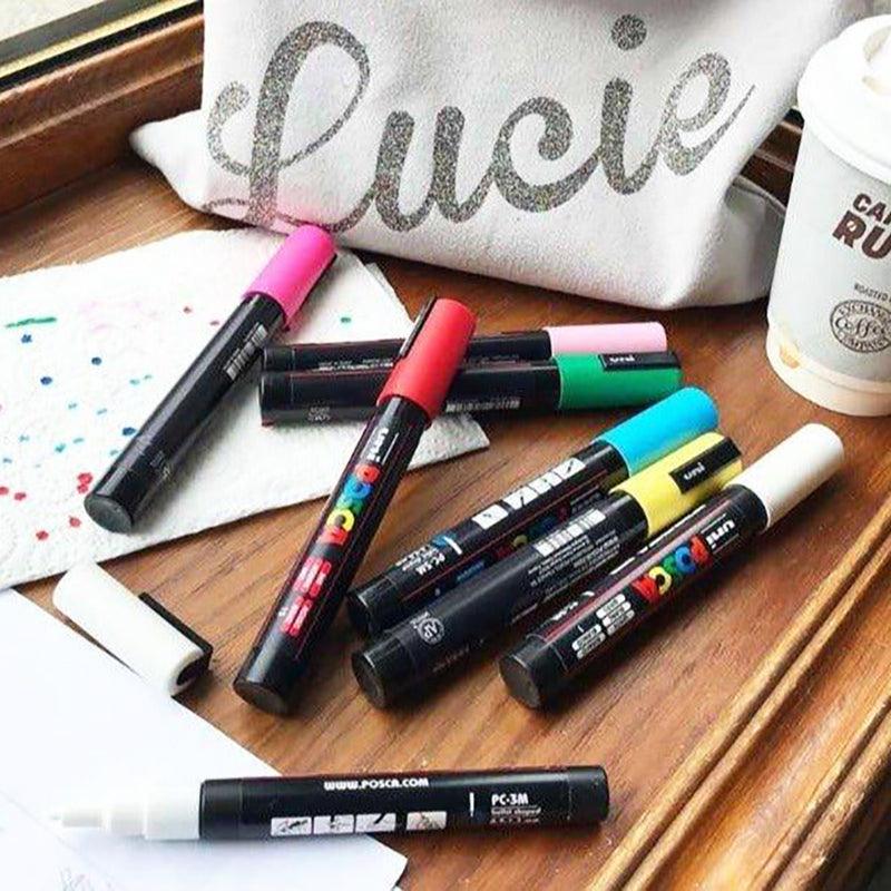 uni POSCA PC-5M ultra-fine advertising pen graffiti pen highlight pen microphone pen marker - CHL-STORE 