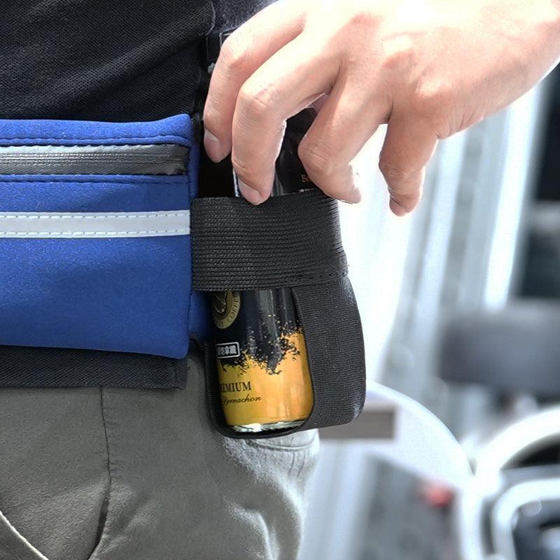 Waist Bag Sports Running Mobile Phone Anti-theft Safety Reflective Strip Water Resistant Army Green Red Navy AC-040004 - CHL-STORE 