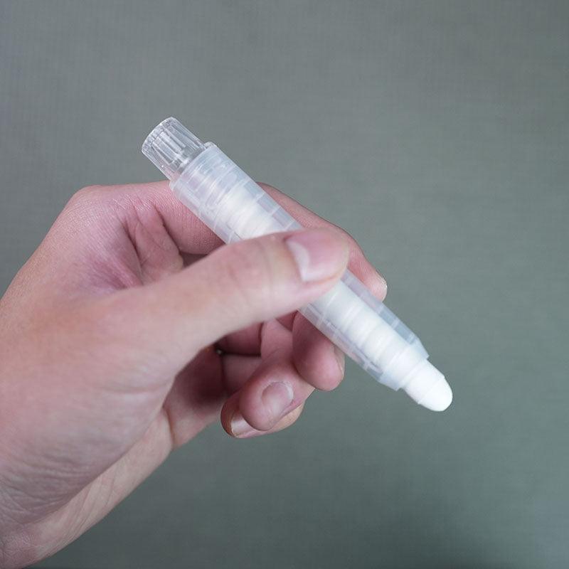 Water-soluble dust-free chalk white color flannel eraser chalk transparent plastic pen cover children's school special office teaching writing - CHL-STORE 