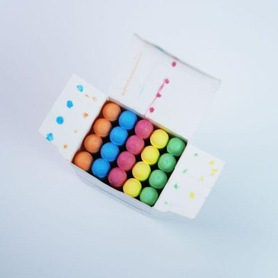 Water-soluble dust-free chalk white color flannel eraser chalk transparent plastic pen cover children's school special office teaching writing - CHL-STORE 
