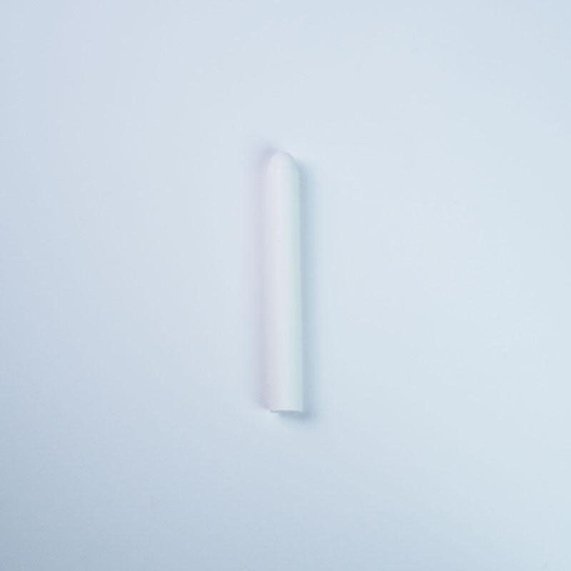Water-soluble dust-free chalk white color flannel eraser chalk transparent plastic pen cover children's school special office teaching writing - CHL-STORE 