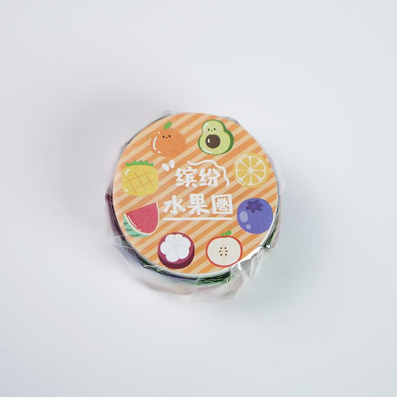Wenshu Washi Tape Milk Hurrah Series 100pcs Special-shaped Collage Tearable Tape Hand-painted Sticker Animal Fruit Dessert Flower Weather Smiley Pocket DIY Collage Material - CHL-STORE 