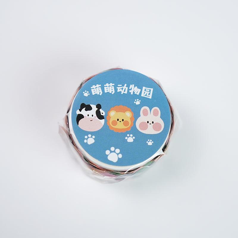 Wenshu Washi Tape Milk Hurrah Series 100pcs Special-shaped Collage Tearable Tape Hand-painted Sticker Animal Fruit Dessert Flower Weather Smiley Pocket DIY Collage Material - CHL-STORE 