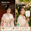 （予約注文）中国の裁判所スタイルブランクXuan Paper Hand Fan for DIY Painting to-000027
