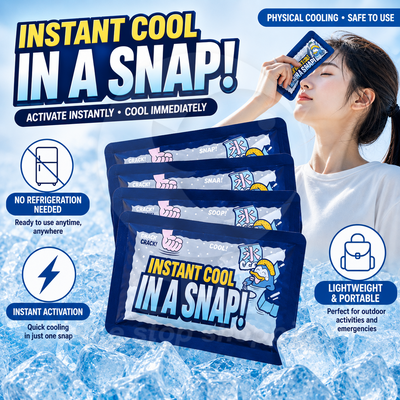 Instant Cool Relief Pack - Multi-Purpose, Travel-Friendly Solution