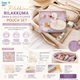 San-X Rilakkuma “Swan & Golden Flower” Pouch Set (CA33601)