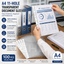 Transparent A4 Document Sleeves - 100 Pack Durable Waterproof Storage
