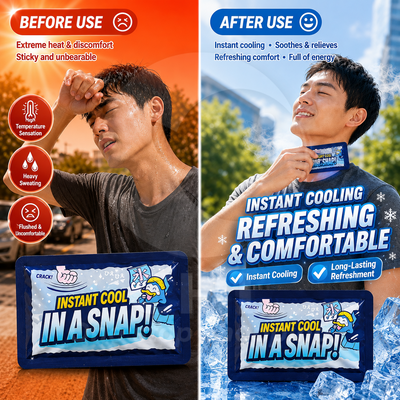 Instant Cool Relief Pack - Multi-Purpose, Travel-Friendly Solution