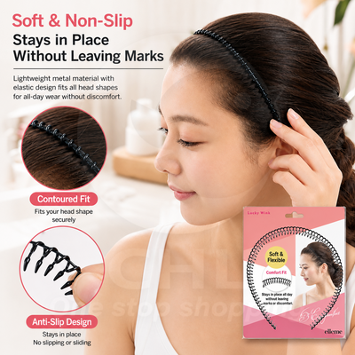 ComfortFlex No-Pinch Hairband - Lightweight & Portable Headband