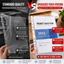 Transparent A4 Document Sleeves - 100 Pack Durable Waterproof Storage