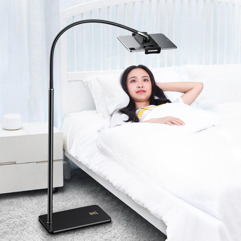 Xiaotian Creative lazy live broadcast stand, floor-to-ceiling overhead shooting, Bluetooth remote control, stand fill light, aggravated base, universal for mobile phones and tablets - CHL-STORE 
