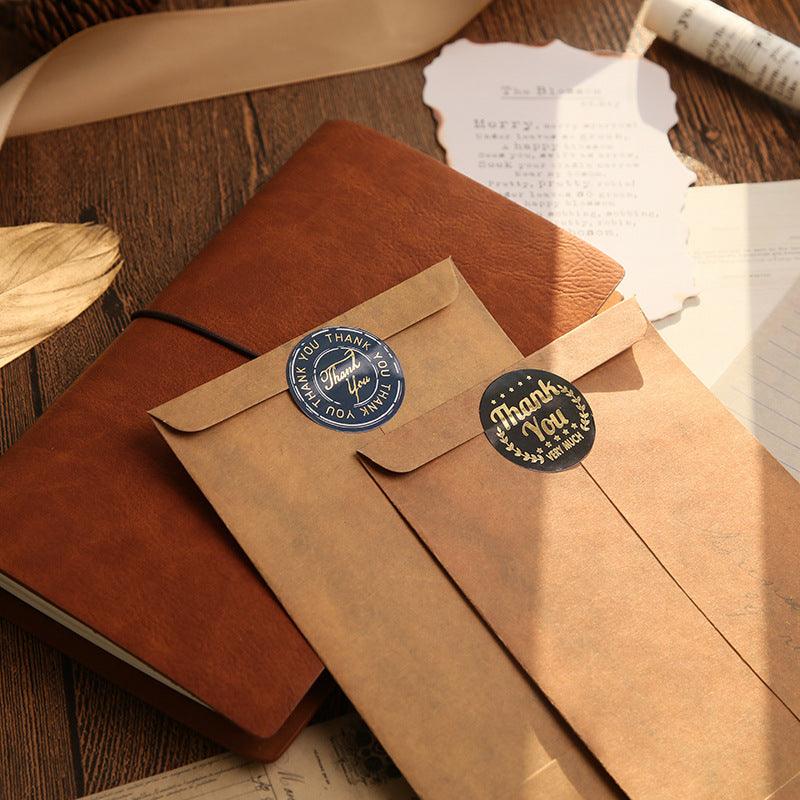 zakka retro kraft paper creative envelope confession nostalgic postcard storage bag fire paint envelope bag - CHL-STORE 
