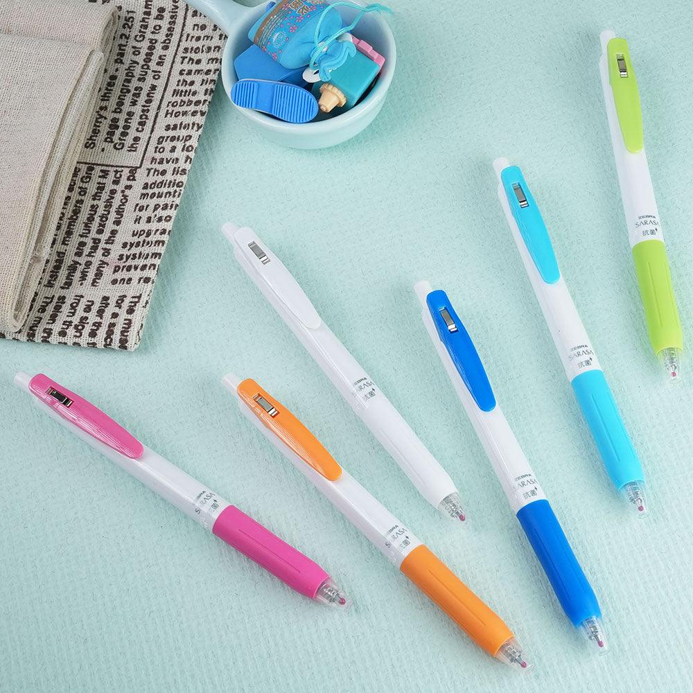 Zebra Sarasa antibacterial black ink ballpoint pen 0.5mm multi-color pen holder antibacterial stationery office and study stationery STA-JJ15W-K - CHL-STORE 