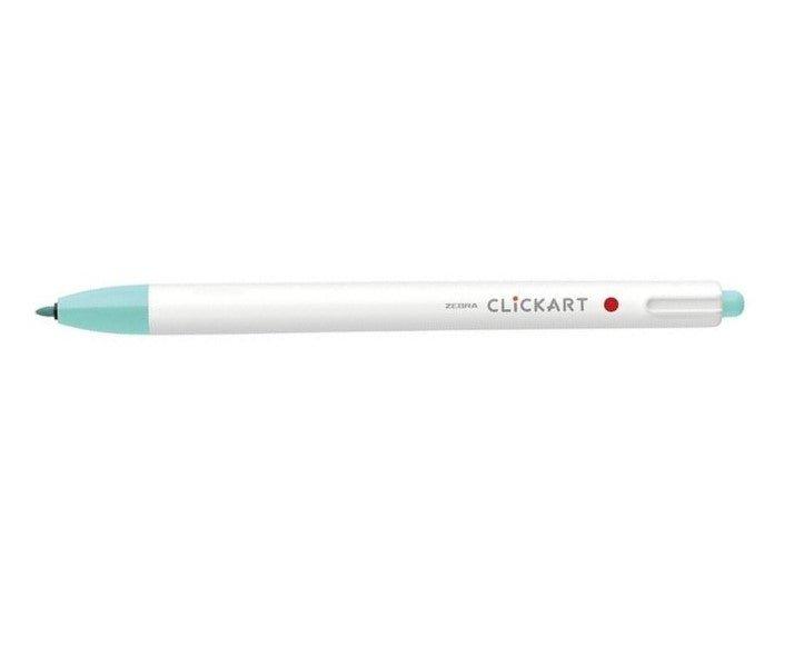 ZEBRA WYSS22 CLICKART Press-type water-based pen (all 36 colors) single / set - CHL-STORE 