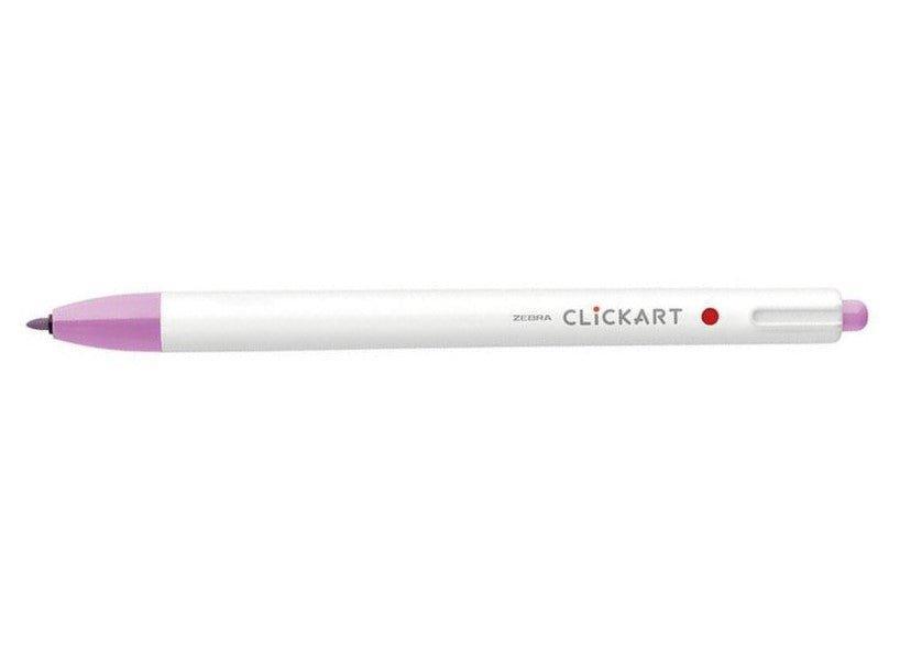 ZEBRA WYSS22 CLICKART Press-type water-based pen (all 36 colors) single / set - CHL-STORE 