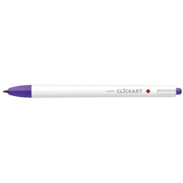 ZEBRA WYSS22 CLICKART Press-type water-based pen (all 36 colors) single / set - CHL-STORE 