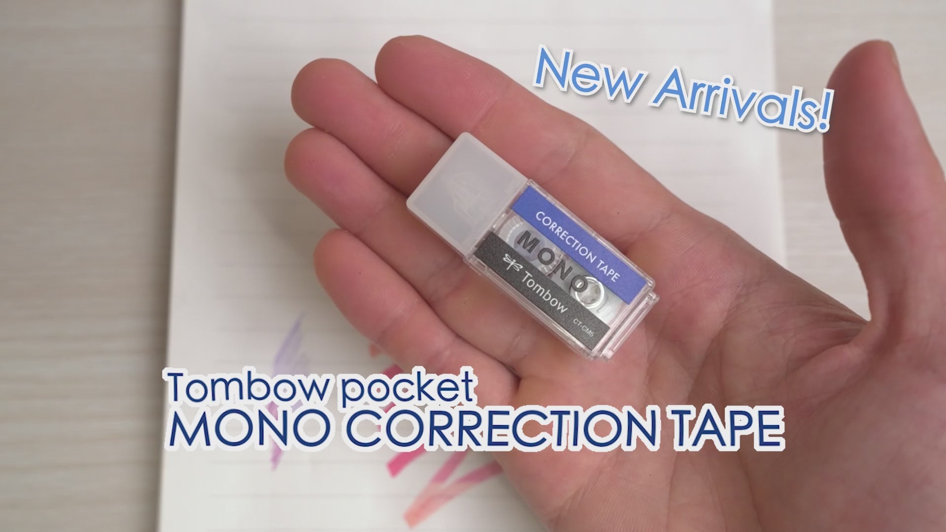 correction tape Tombow pocket MONO eraser shape erase change text student school office stationery CT-CM5 - CHL-STORE 