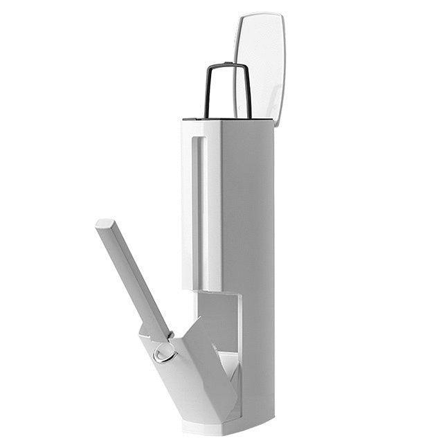 3-in-1 Toilet Brush Multi-function Trash Can Set Hidden White Coffee Narrow Trash Can Design RP-0000014 - CHL-STORE 
