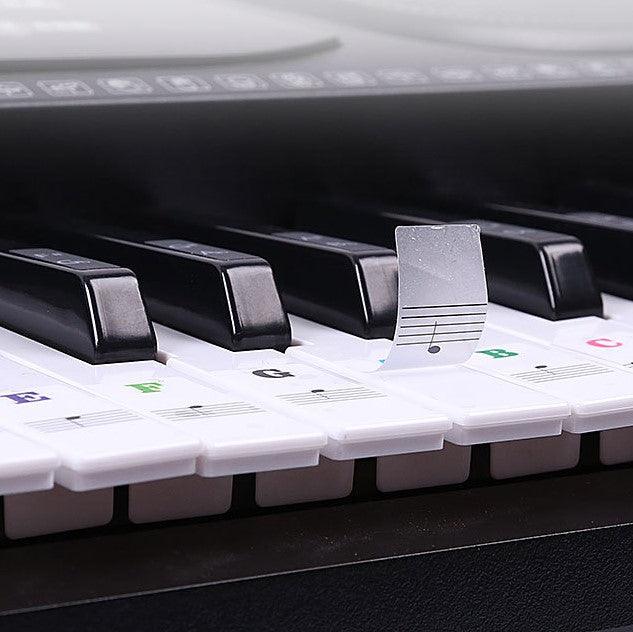 88/61/54/49 keys piano electronic organ transparent five-line notation scale sticker NP-000182 - CHL-STORE 