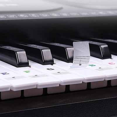 88/61/54/49 keys piano electronic organ transparent five-line notation scale sticker NP-000182 - CHL-STORE 