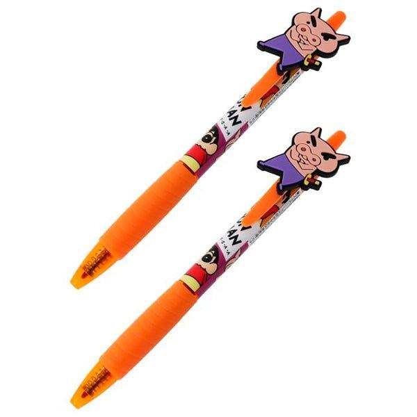 AI PLANNING Crayon Shin-chan 0.7MM Gel Pen Ballpoint Pen 2nd Bullet With Cute Pen Clip Doll - CHL-STORE 