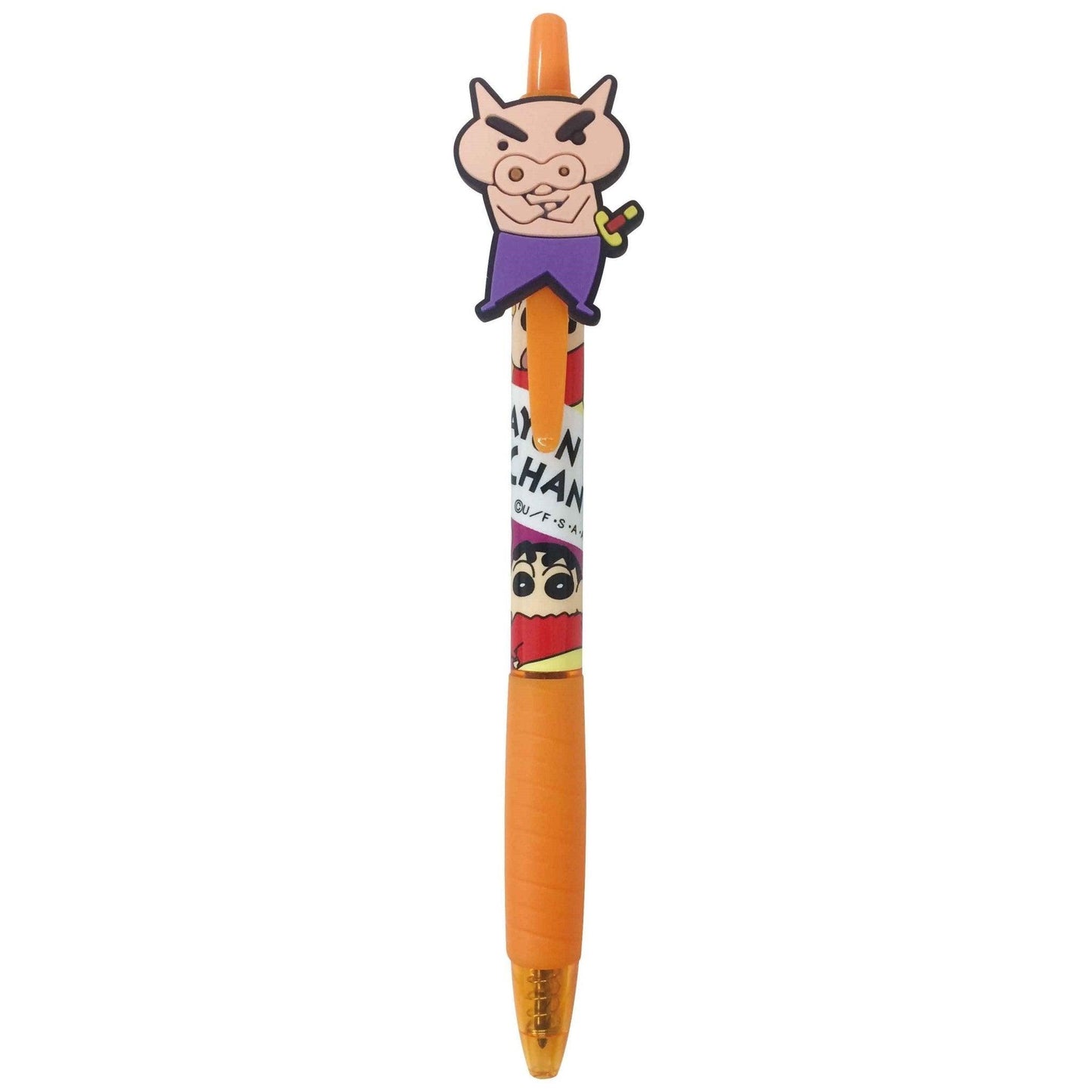 AI PLANNING Crayon Shin-chan 0.7MM Gel Pen Ballpoint Pen 2nd Bullet With Cute Pen Clip Doll - CHL-STORE 