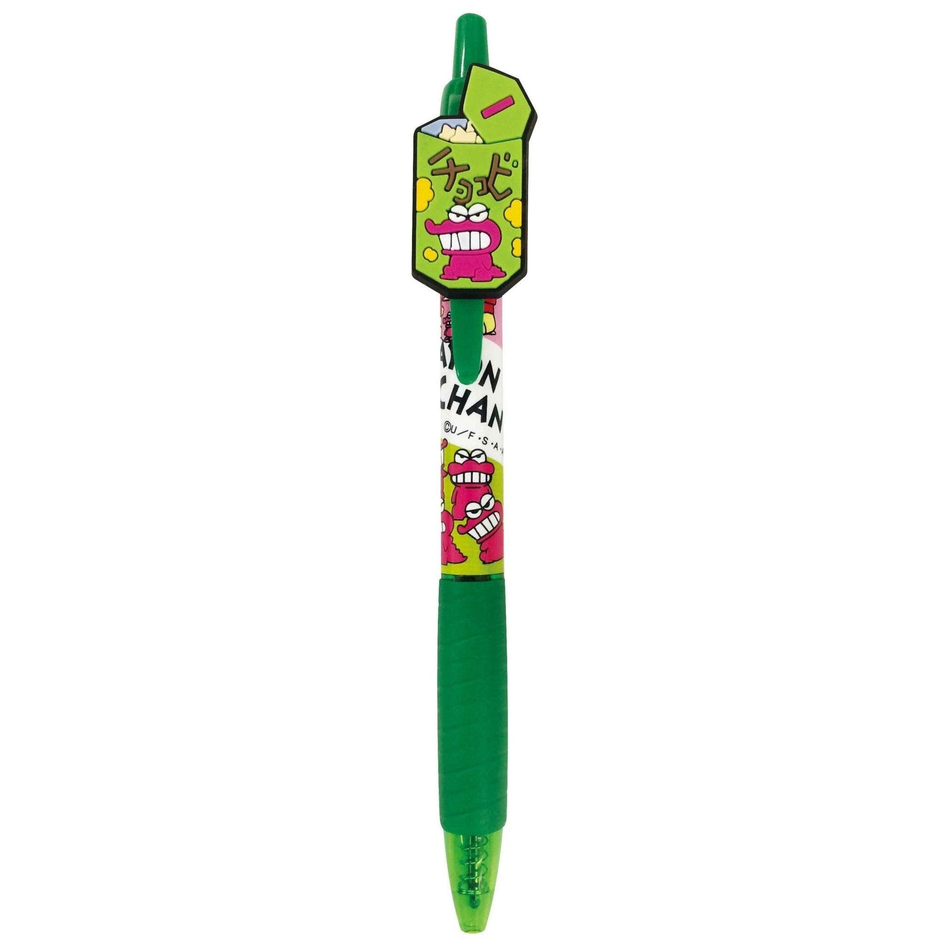 AI PLANNING Crayon Shin-chan 0.7MM Gel Pen Ballpoint Pen 2nd Bullet With Cute Pen Clip Doll - CHL-STORE 