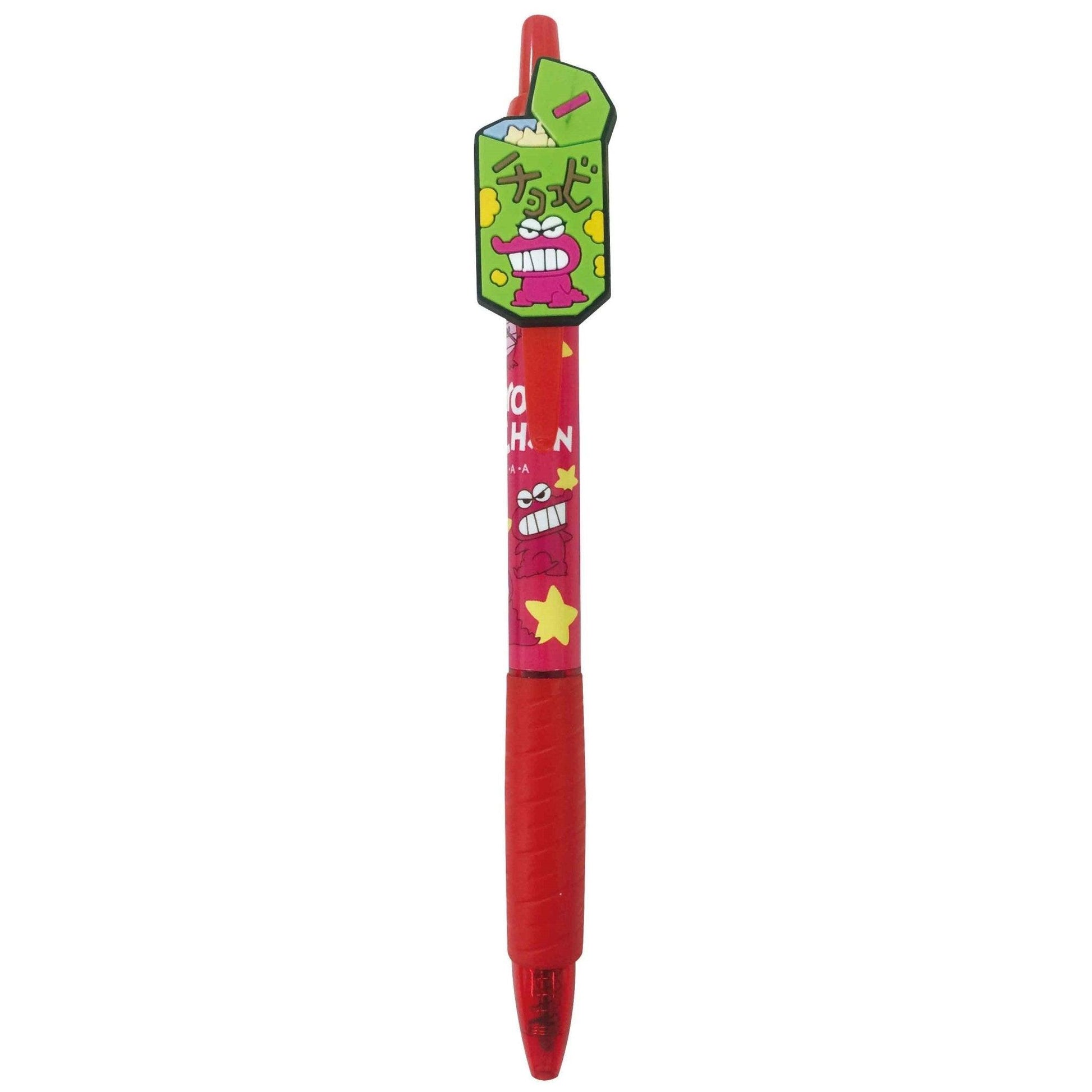 AI PLANNING Crayon Shin-chan 0.7MM Gel Pen Ballpoint Pen 2nd Bullet With Cute Pen Clip Doll - CHL-STORE 