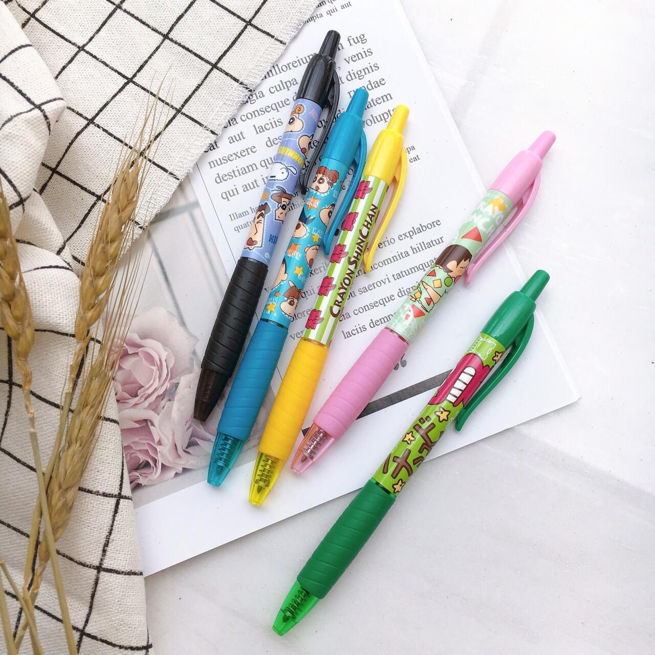 AI PLANNING K-6550 Crayon Shin-chan Series 0.7MM Gel Pen With Cute Pen Clip - CHL-STORE 