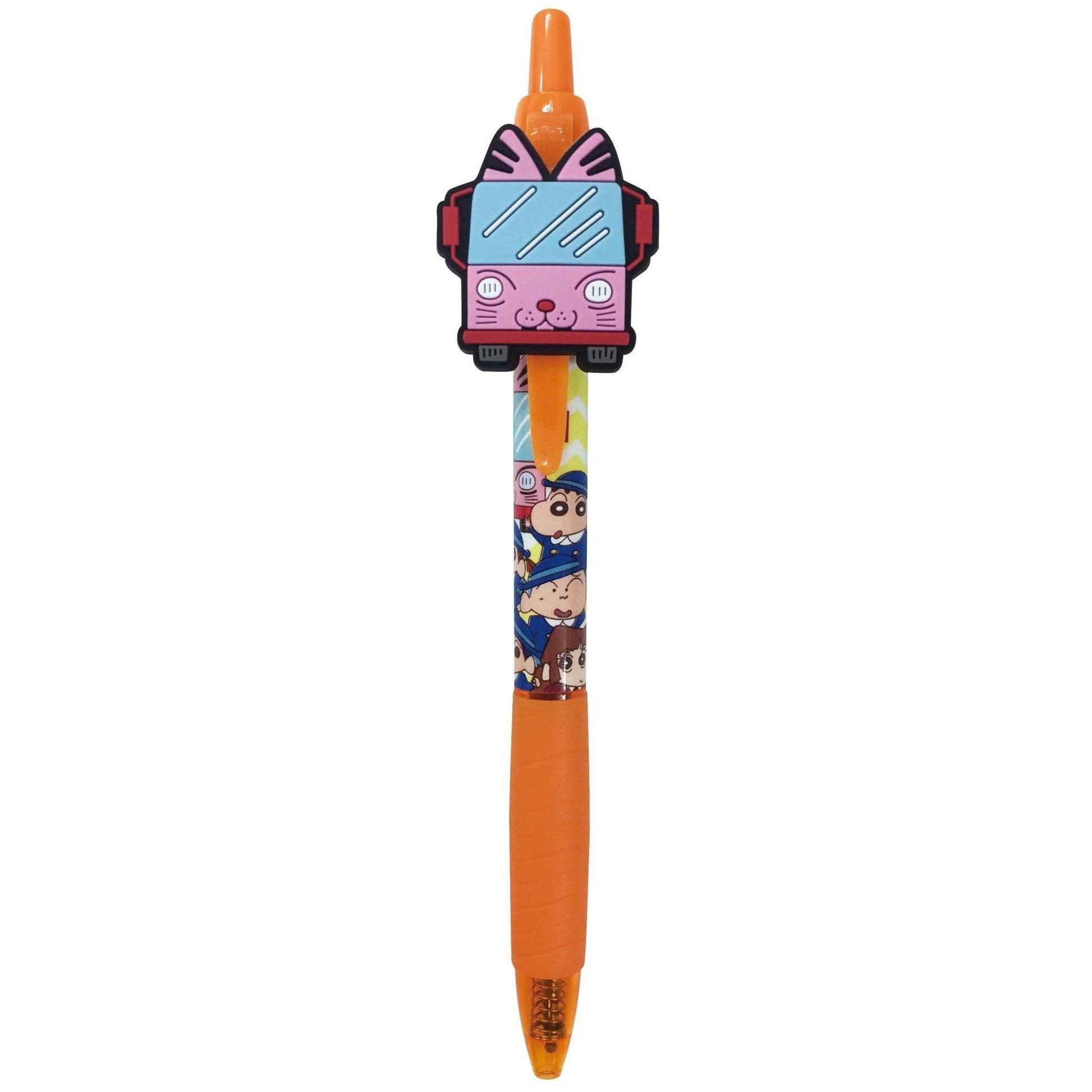 AI PLANNING K-6550 Crayon Shin-chan Series 0.7MM Gel Pen With Cute Pen Clip - CHL-STORE 
