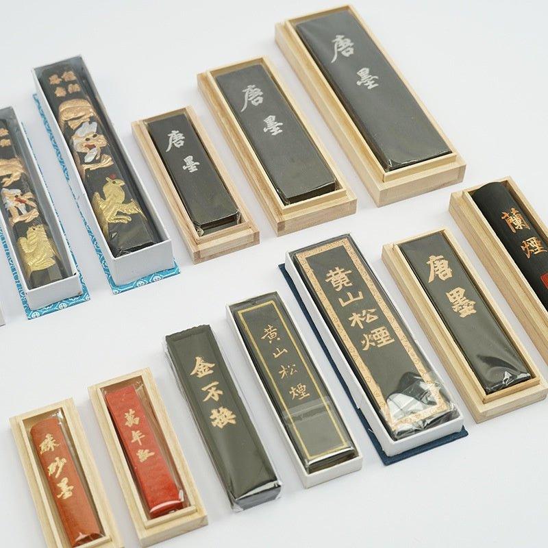 Anhui Hu Kaiwen Calligraphy grinding ink sticks Oil fume ink Anhui Hui ink Four treasures of the study Special use for calligraphy and painting Ink grinding inkstone ink table - CHL-STORE 