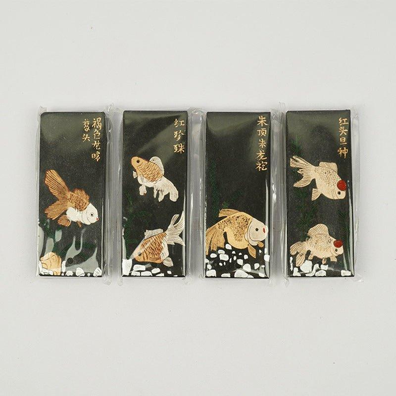 Anhui Hu Kaiwen Four Treasures of the study boxed ink sticks 4 pieces in a box NP-090035 - CHL-STORE 