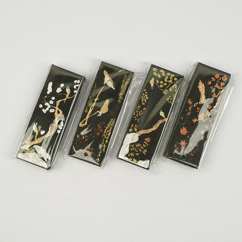 Anhui Hu Kaiwen Four Treasures of the study boxed ink sticks 4 pieces in a box NP-090035 - CHL-STORE 