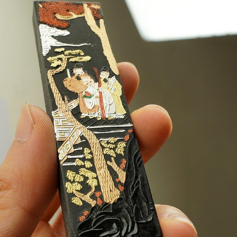 Anhui Hu Kaiwen Four Treasures of the study boxed ink sticks 4 pieces in a box NP-090035 - CHL-STORE 