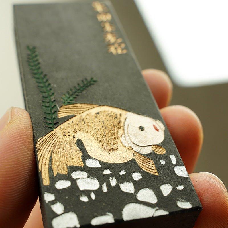 Anhui Hu Kaiwen Four Treasures of the study boxed ink sticks 4 pieces in a box NP-090035 - CHL-STORE 
