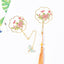 Antique Cultural and Creative Metal Bookmarks Modeling Bookmarks Fan Bookmarks Chinese Style - CHL-STORE 