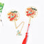 Antique Cultural and Creative Metal Bookmarks Modeling Bookmarks Fan Bookmarks Chinese Style - CHL-STORE 