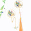 Antique Cultural and Creative Metal Bookmarks Modeling Bookmarks Fan Bookmarks Chinese Style - CHL-STORE 