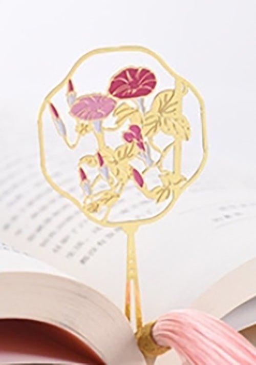 Antique Cultural and Creative Metal Bookmarks Modeling Bookmarks Fan Bookmarks Chinese Style - CHL-STORE 