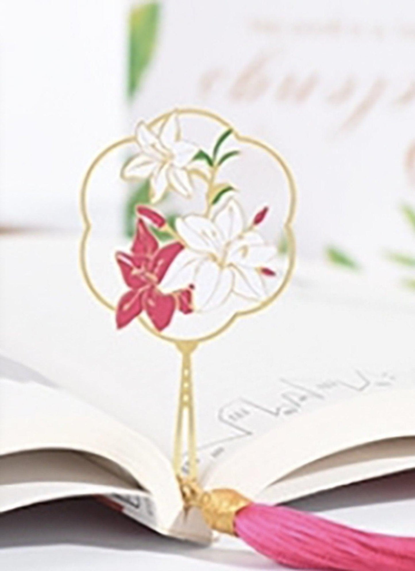 Antique Cultural and Creative Metal Bookmarks Modeling Bookmarks Fan Bookmarks Chinese Style - CHL-STORE 
