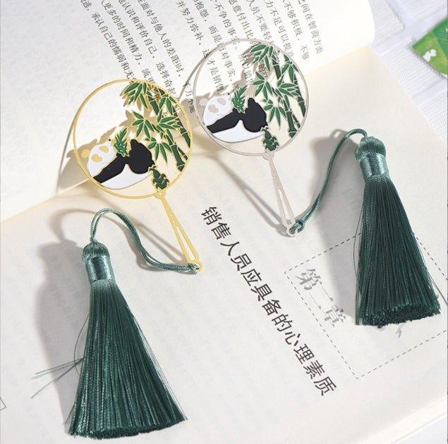 Antique Cultural and Creative Metal Bookmarks Modeling Bookmarks Fan Bookmarks Chinese Style - CHL-STORE 