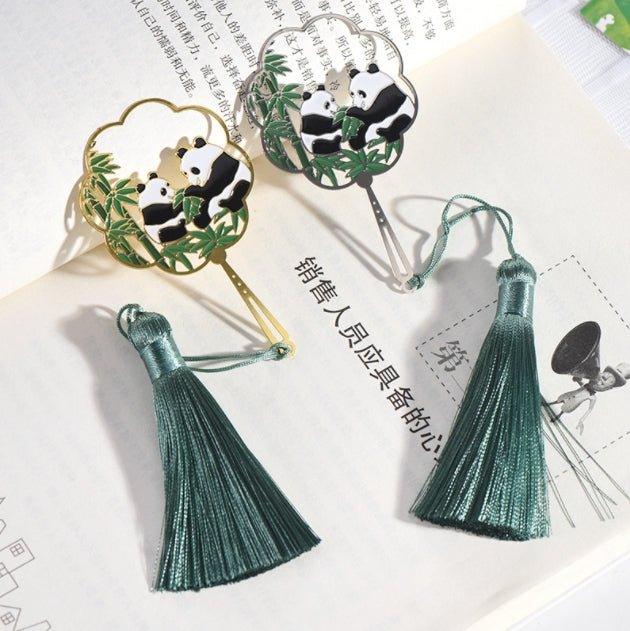 Antique Cultural and Creative Metal Bookmarks Modeling Bookmarks Fan Bookmarks Chinese Style - CHL-STORE 