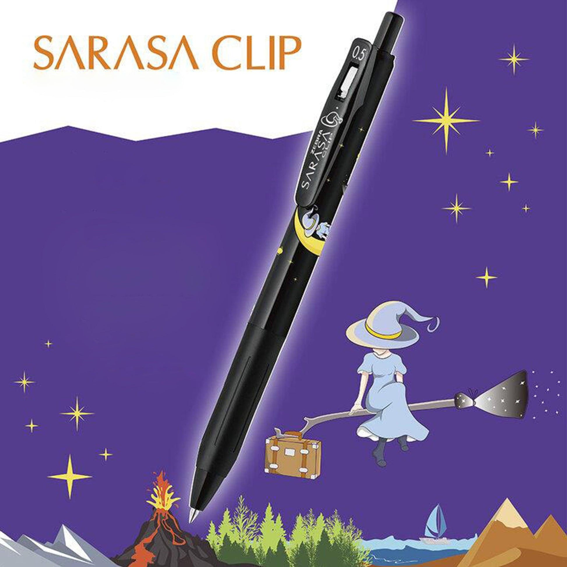 Ballpoint Pen Cute Witch ZEBRA Sarasa Limited Edition 0.5MM Stationery Cartoon Girl Teen School Student Office Office Worker JJ15-WI - CHL-STORE 